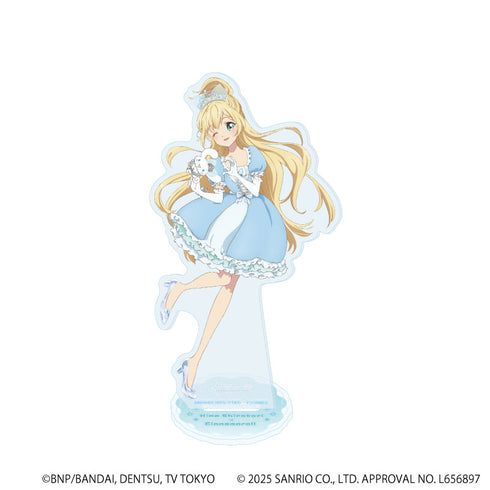 『アイカツスターズ!×サンリオキャラクターズ』アクリルスタンド06/白鳥ひめ×シナモロール(コラボイラスト(等身))