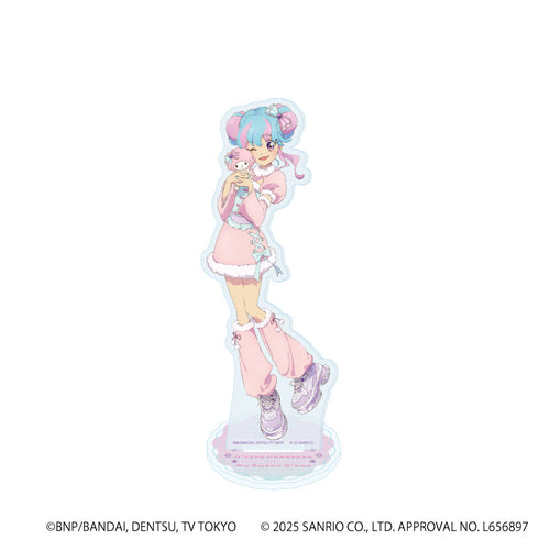 『アイカツスターズ!×サンリオキャラクターズ』アクリルスタンド10/花園きらら×マイスウィートピアノ(コラボイラスト(等身))