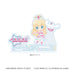 『アイカツスターズ!×サンリオキャラクターズ』アクリルスタンドプレート06/白鳥ひめ×シナモロール(コラボイラスト(ミニキャラ))