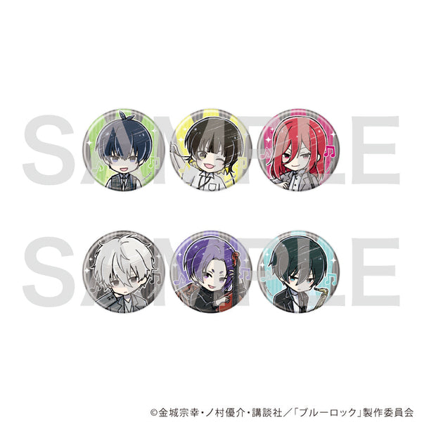 『ブルーロック』缶バッジ06/バンドver. BOX(全6種)(グラフアートイラスト)