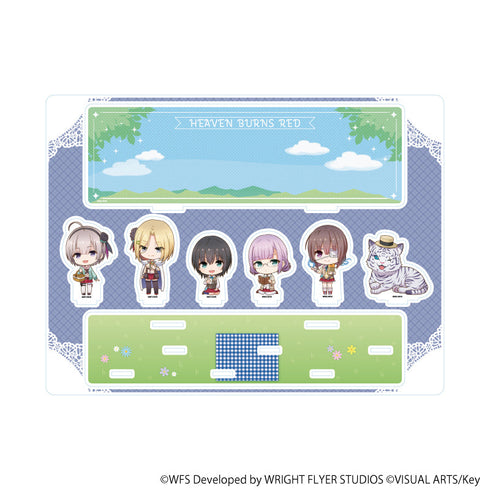 『ヘブンバーンズレッド』アクリルジオラマ03/ピクニックver. 第31B部隊(ミニキャライラスト)【202608再販】