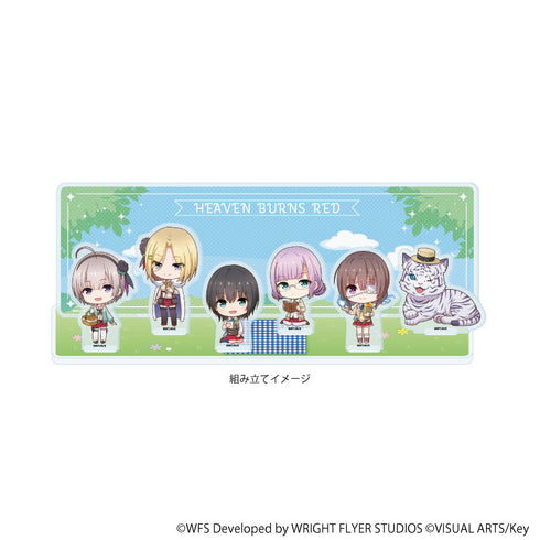『ヘブンバーンズレッド』アクリルジオラマ03/ピクニックver. 第31B部隊(ミニキャライラスト)【202608再販】