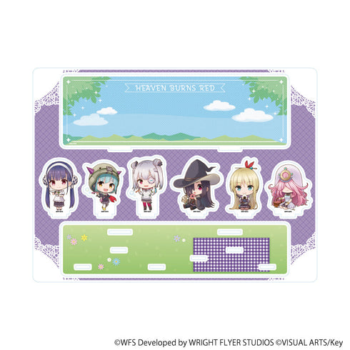 『ヘブンバーンズレッド』アクリルジオラマ04/ピクニックver. 第31C部隊(ミニキャライラスト)【202608再販】