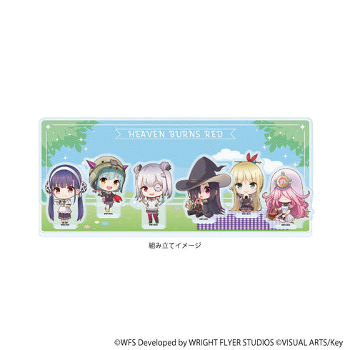 『ヘブンバーンズレッド』アクリルジオラマ04/ピクニックver. 第31C部隊(ミニキャライラスト)【202608再販】