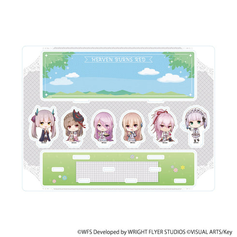 『ヘブンバーンズレッド』アクリルジオラマ05/ピクニックver. 第30G部隊(ミニキャライラスト)【202608再販】