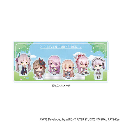 『ヘブンバーンズレッド』アクリルジオラマ05/ピクニックver. 第30G部隊(ミニキャライラスト)【202608再販】