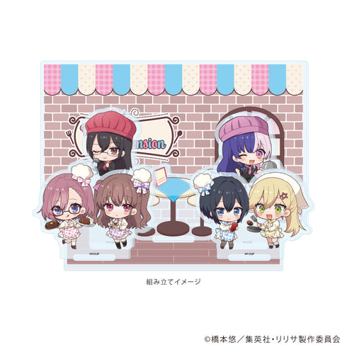 『2.5次元の誘惑』プレミアム アクリルジオラマプレート01/コックver.(ミニキャライラスト)