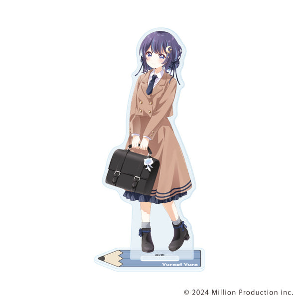 『Million Production』アクリルスタンド10/ゆらぎゆら 制服風衣装ver.(描き起こしイラスト)