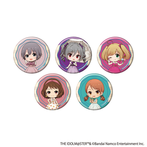 『アイドルマスターシリーズ×西武園ゆうえんち レトロフェス』缶バッジ03/アイドルマスター シンデレラガールズ コンプリートセット(全5種)