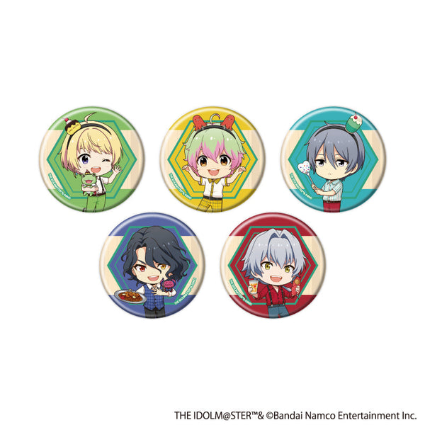『アイドルマスターシリーズ×西武園ゆうえんち レトロフェス』缶バッジ05/アイドルマスター SideM コンプリートセット(全5種)