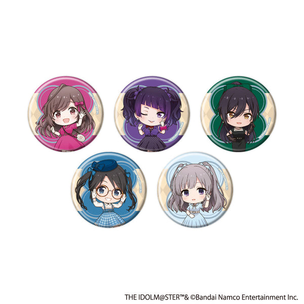 『アイドルマスターシリーズ×西武園ゆうえんち レトロフェス』缶バッジ06/アイドルマスター シャイニーカラーズ コンプリートセット(全5種)