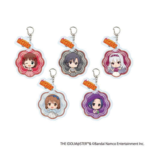 『アイドルマスターシリーズ×西武園ゆうえんち レトロフェス』パーツ付きアクリルキーホルダー01/アイドルマスター コンプリートセット(全5種)