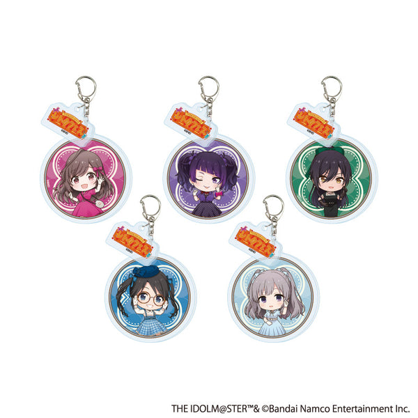 『アイドルマスターシリーズ×西武園ゆうえんち レトロフェス』パーツ付きアクリルキーホルダー05/アイドルマスター シャイニーカラーズ コンプリートセット(全5種)