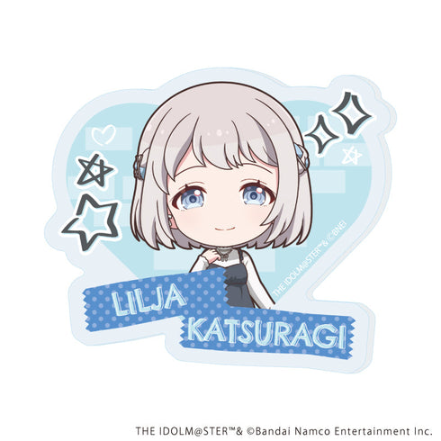 『学園アイドルマスター』アクリルプレートバッジ06/葛城リーリヤ ストリートファッションver.(ミニキャライラスト)