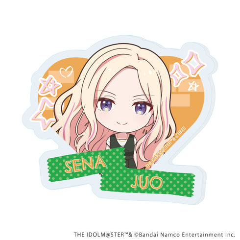 『学園アイドルマスター』アクリルプレートバッジ10/十王星南 ストリートファッションver.(ミニキャライラスト)