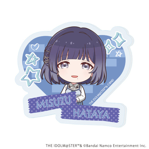 『学園アイドルマスター』アクリルプレートバッジ13/秦谷美鈴 ストリートファッションver.(ミニキャライラスト)
