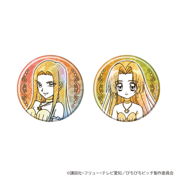 『マーメイドメロディーぴちぴちピッチ』缶バッジ2個セット04/沙羅&星羅(グラフアートスケッチイラスト)