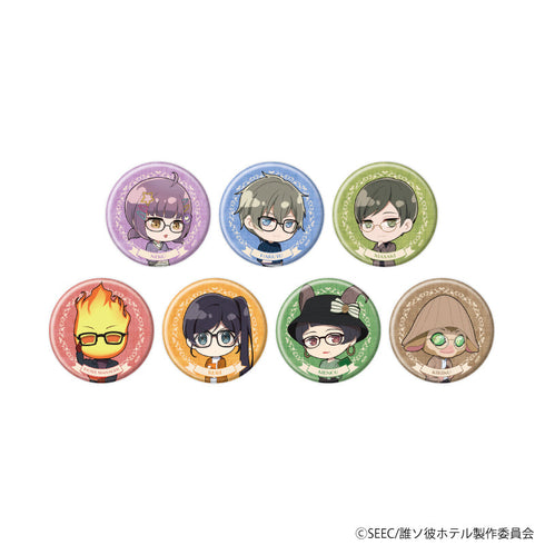 『誰ソ彼ホテル』缶バッジ04/眼鏡ver. BOX(全7種)(ミニキャライラスト)