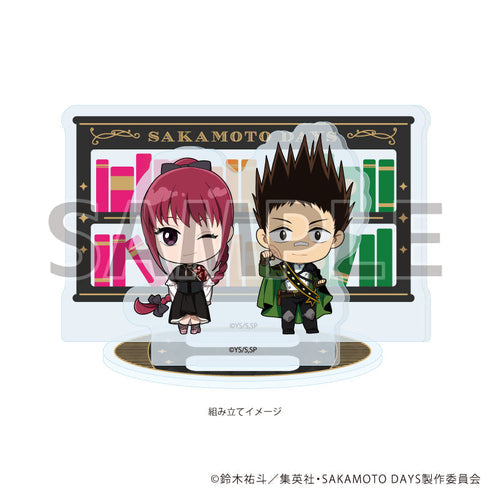 『SAKAMOTO DAYS』アクリルスタンドプレート02/陸少糖&眞霜平助 ゴシック風ver.(ミニキャライラスト)【202608再販】