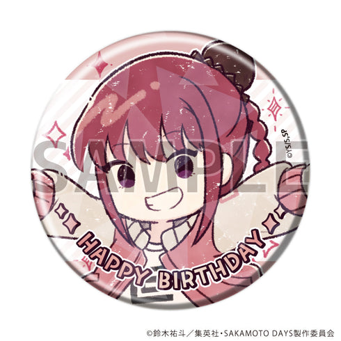 『SAKAMOTO DAYS』ホログラム缶バッジ(57mm)11/陸少糖 誕生日ver.(グラフアートイラスト)