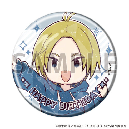 『SAKAMOTO DAYS』ホログラム缶バッジ(57mm)13/朝倉シン 誕生日ver.(グラフアートイラスト)【202608再販】