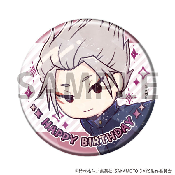 『SAKAMOTO DAYS』ホログラム缶バッジ(57mm)19/楽 誕生日ver.(グラフアートイラスト)