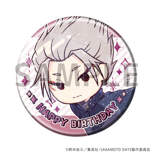 『SAKAMOTO DAYS』ホログラム缶バッジ(57mm)19/楽 誕生日ver.(グラフアートイラスト)【202609再販】