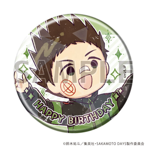 『SAKAMOTO DAYS』ホログラム缶バッジ(57mm)20/眞霜平助 誕生日ver.(グラフアートイラスト)
