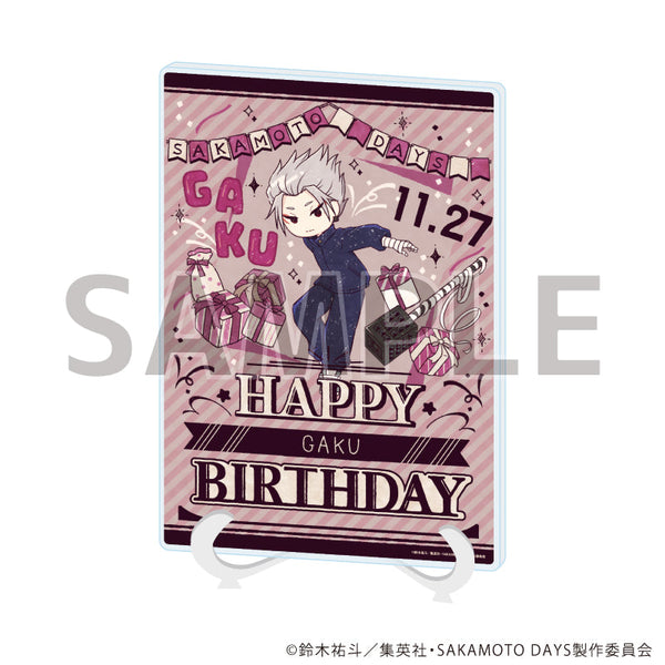 『SAKAMOTO DAYS』アクリルアートボード(A5サイズ)14/楽 誕生日ver.(グラフアートイラスト)