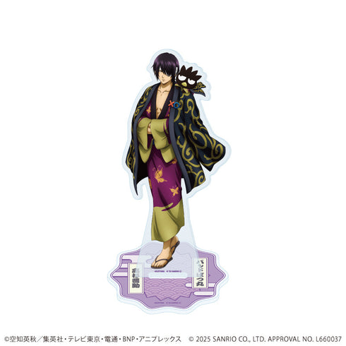 『銀魂×サンリオキャラクターズ』アクリルスタンド07/高杉晋助×バッドばつ丸(コラボイラスト)