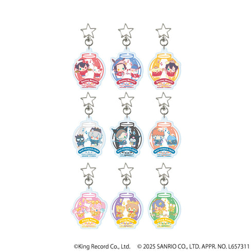 『ヒプノシスマイク SANRIO NAKAYOKU EDIT』星型ナスカンアクリルキーホルダー01/コンプリートセット(全9種)