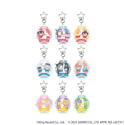 『ヒプノシスマイク SANRIO NAKAYOKU EDIT』星型ナスカンアクリルキーホルダー01/ブラインド(全9種)【BOX】【202609再販】