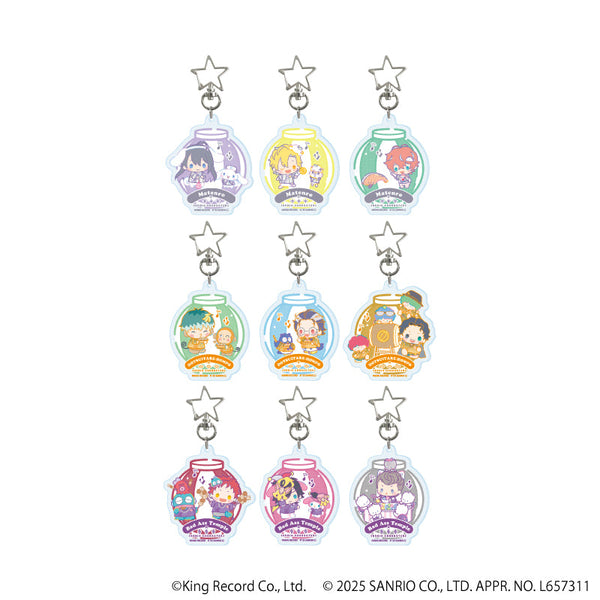 『ヒプノシスマイク SANRIO NAKAYOKU EDIT』星型ナスカンアクリルキーホルダー02/コンプリートセット(全9種)