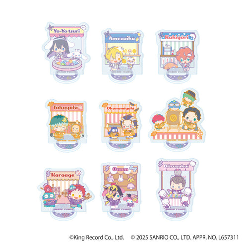 『ヒプノシスマイク SANRIO NAKAYOKU EDIT』アクリルぷちスタンド02/コンプリートセット(全9種)