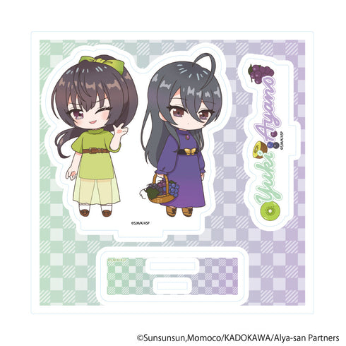 『時々ボソッとロシア語でデレる隣のアーリャさん』アクリルスタンドプレート04/有希&綾乃 フルーツver.(POP Artイラスト)