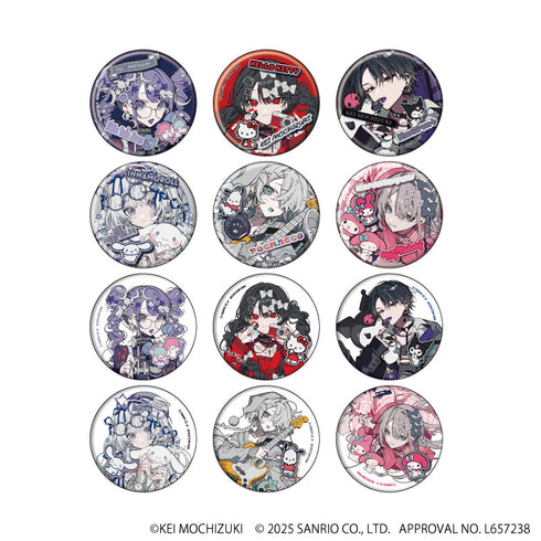 『望月けい×サンリオキャラクターズ』缶バッジ01/BOX(全12種)(コラボイラスト)