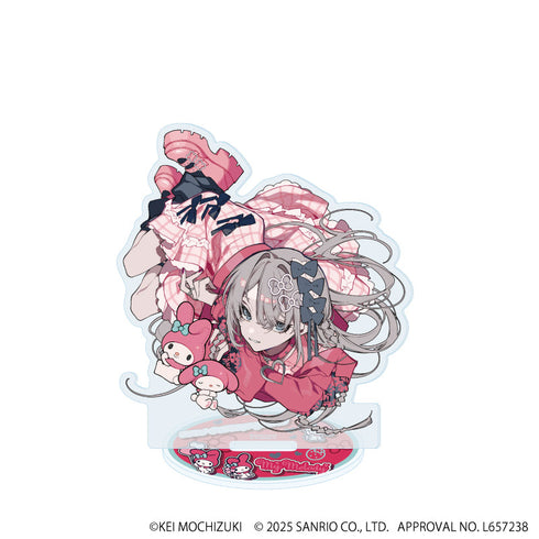 『望月けい×サンリオキャラクターズ』アクリルスタンド06/マイメロディ(コラボイラスト)