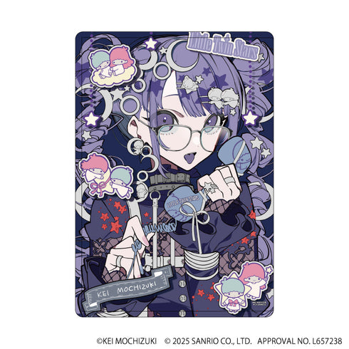 『望月けい×サンリオキャラクターズ』キャラクリアケース01/リトルツインスターズ(コラボイラスト)