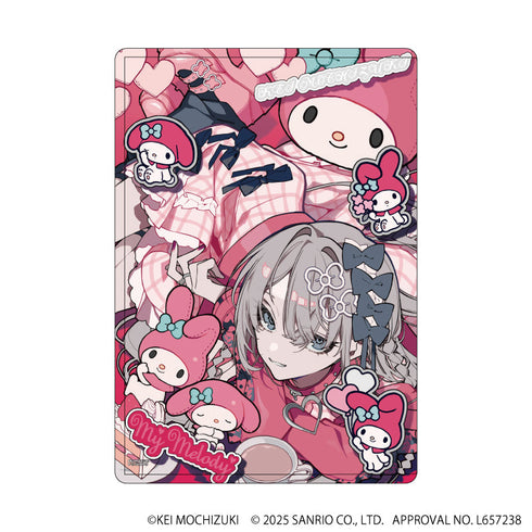 『望月けい×サンリオキャラクターズ』キャラクリアケース06/マイメロディ(コラボイラスト)