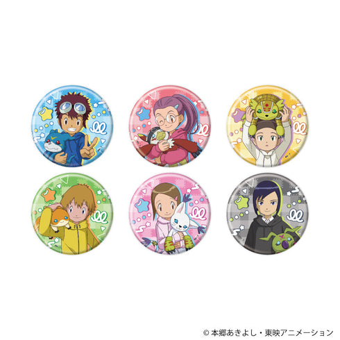 『デジモンアドベンチャー02』缶バッジ10/ぬいぐるみver. BOX(全6種)(描き下ろしイラスト)