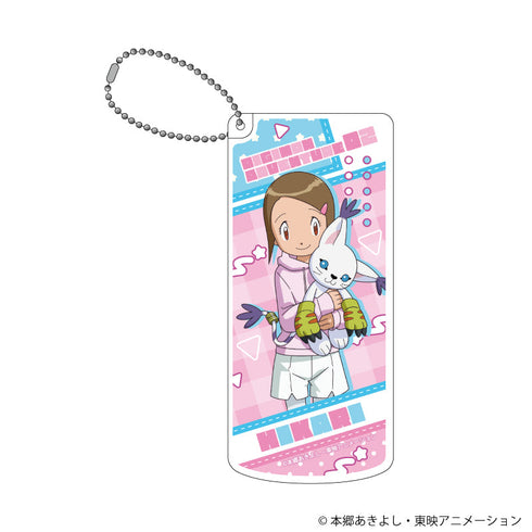 『デジモンアドベンチャー02』スライド式小物ケース18/八神ヒカリ&テイルモン ぬいぐるみver.(描き下ろしイラスト)