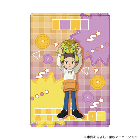 『デジモンアドベンチャー02』キャラクリアケース09/火田伊織&アルマジモン ぬいぐるみver.(描き下ろしイラスト)