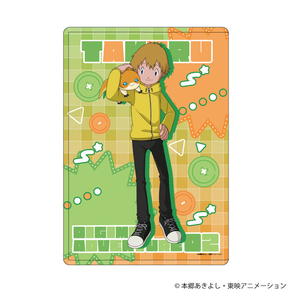 "Digimon Adventure 02" Character Clear Case 10: Takeru Takaishi & Patamon Plush Version (Original Illustration)