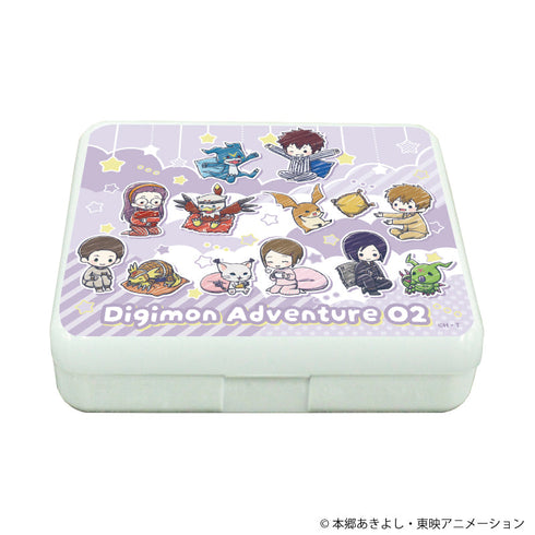 『デジモンアドベンチャー02』小物ケース01/集合デザイン パジャマパーティーver.(グラフアートイラスト)