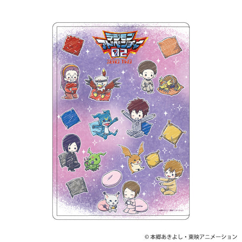 『デジモンアドベンチャー02』キャラクリアケース13/集合デザイン パジャマパーティーver.(グラフアートイラスト)
