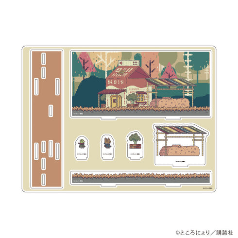『違う冬のぼくら』アクリルジオラマ01/動物の世界(公式イラスト)