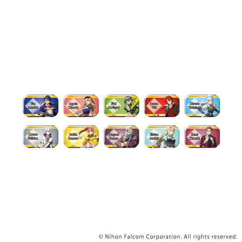 『英雄伝説 界の軌跡』スクエア缶バッジ(横長)01/コンプリートセット(全10種)(公式イラスト)