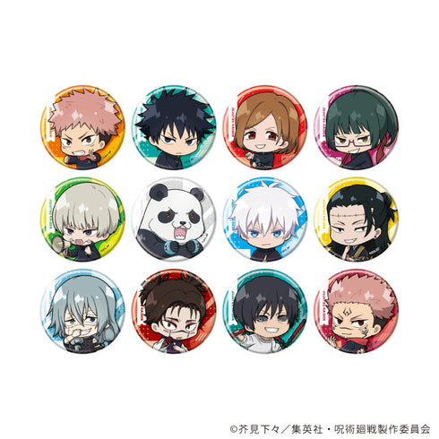 『呪術廻戦』トレーディング缶バッジ(レア入り)02/BOX(全13種)(ノーマル12種/レア1種)(ミニキャライラスト)