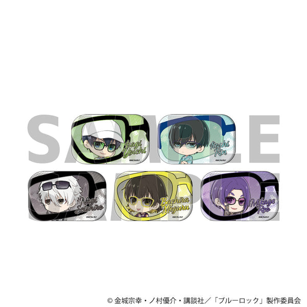 『ブルーロック』スクエア缶バッジ01/サングラスver. BOX(全5種)(ミニキャライラスト)