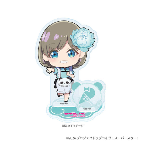 『ラブライブ!スーパースター!!』アクリルスタンドプレート35/チャイナメイド風衣装ver. 唐 可可(ミニキャライラスト)